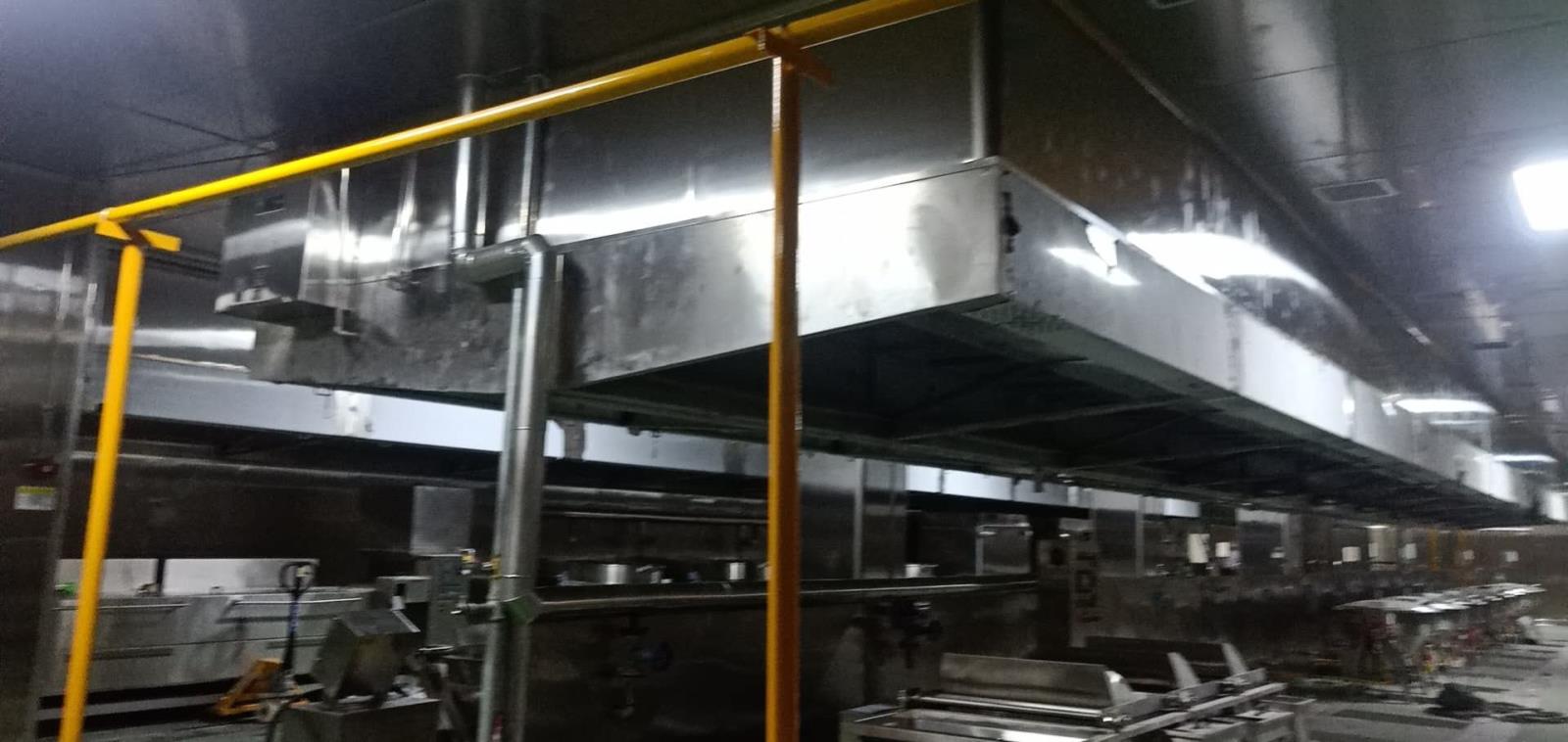 思念食品厂中央厨房油烟净化系统工程安装实拍